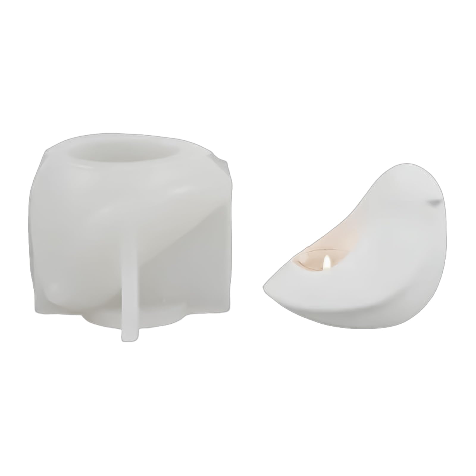 Moule à oiseau anti-adhésif en silicone haute température pour ornements