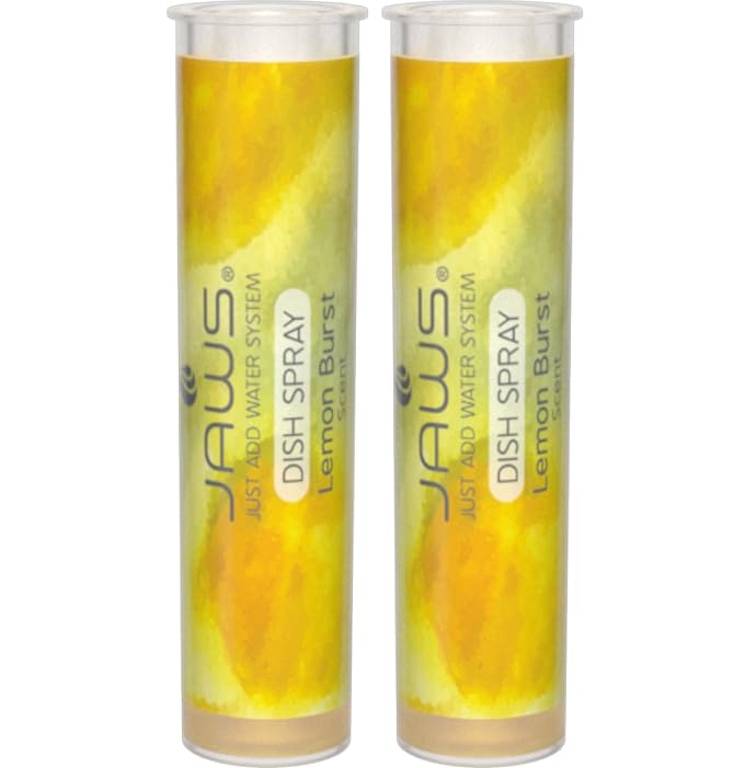 JAWSDish Spray Refill Pack. Includes 2 Refill Pods. Refillable Cleaning Supplies.