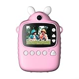 Für Kinder für Sofortbildkamera mit integriertem Druckpapier für einfachen Fotodruck und einfache Bedienung auf 2 4 Zoll HD-Bildschirm mit stabilem ABS-Material