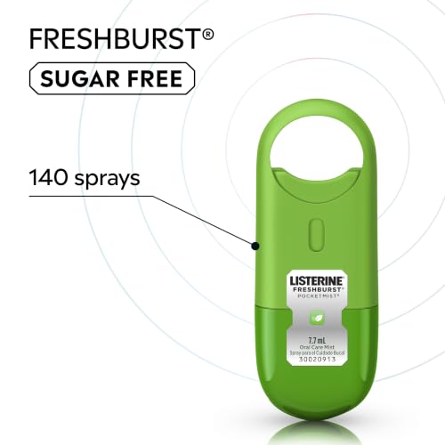 Image of Listerine Pocketmist Oral Care Mist, Freshburst, 0.26 fl. oz /7.7 mL x 6