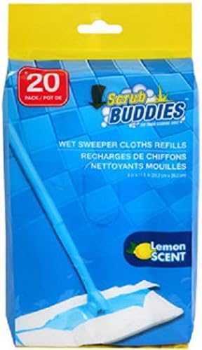 Wet Sweeper Cloth Refills - One Pack of 20 Refills