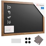 ALLboards Kreidetafel MAGNETISCH mit lackiertem Holzrahmen...