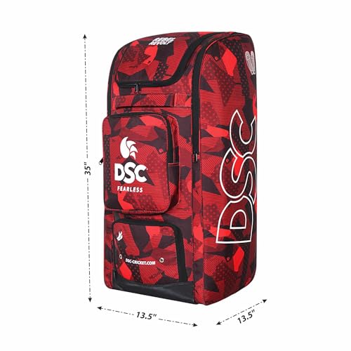 Image of DSC Rebel Revolt Duffle Cricket Kit Bag - Large Capacity Sports Equipment Travel Bag for Players