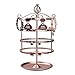 Produktbild LY88 Damen Classic 4 Tier Heavy Duty Metall hergestellt rotierende Tischplatte Armband Halskette Schmuck Display Organizer Rack Tower - Roségold Display Stand