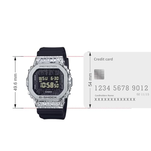 Image of G-Shock Casio Resin Digital Black Dial Men Gm-5600Gc-1Dr (G1540)