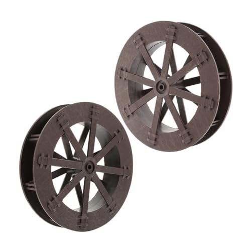 STOBAZA Artificial Rockery Water Wheels Replacement Water Wheels Vintage Style Decor