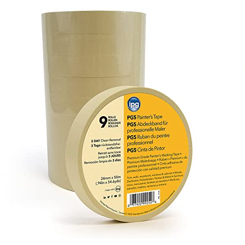 Intertape Polymer Group PG5 Ruban de masquage Marron clair 24 mm x 50 m Boîte de 36 Cover