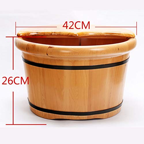 Spa de pies de madera robusta para pedicure 26cm miniatura 4