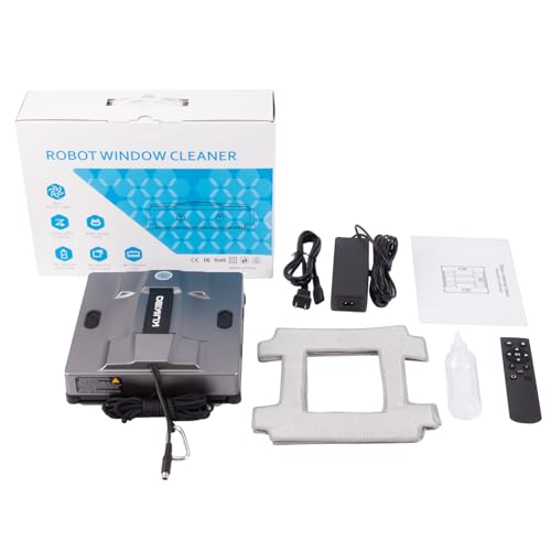 Kuikibo K1 Window Cleaning Robot With 4 Spray Nozzles Robotic 6000Pa Window Cleaner Automatic Washer Robot With Edge Detection Low Noise Glass Cleaning Robot For Framed/Frameless Surface - 6