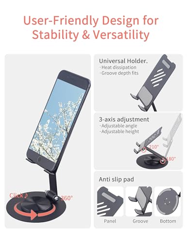 Support bureau pliable pour liseuse et smartphone idéal pour le télétravail - 2