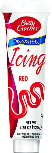 Betty Crocker Decorating Icing Cherry Red, 4.25-Ounce (Pack of 6)