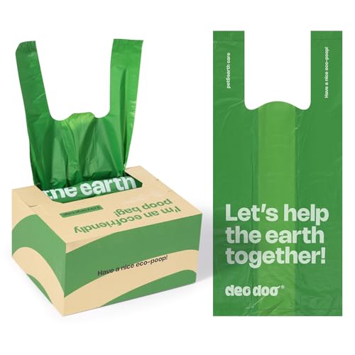 Dog Poop Bags with Handles 300 Counts Big Sizes Leak Proof and Extra Thick Waste Bags Refill Rolls for Walking Small Medium Large Dogs Cats Litter Unscented