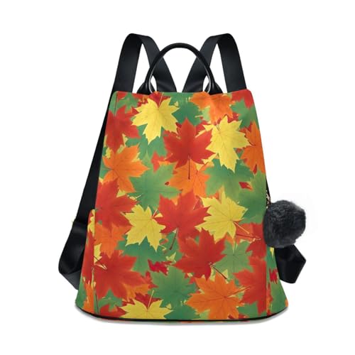 Sac à dos imprimé automne pour femme | Bagage à main léger de voyage