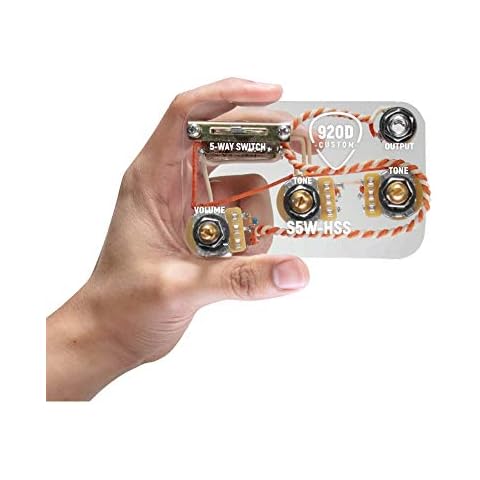 920D Custom S5W-HSS Stratocaster 5-way Super Switch Wiring Harness Upgrade Cover