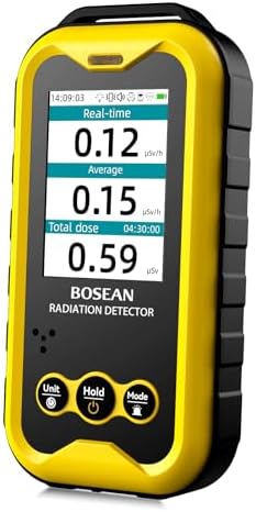 Geigerzähler Radioaktivität FS5000 Strahlendetektor Nukleare Strahlungsmesser mit PC Software Beta Gamma Röntgen Wiederaufladbare Strahlungsmesser Radioaktiver Monitor Tester