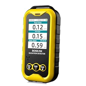 Geigerzähler Radioaktivität FS5000 Strahlendetektor Nukleare Strahlungsmesser mit PC Software Beta Gamma Röntgen Wiederaufladbare Strahlungsmesser Radioaktiver Monitor Tester