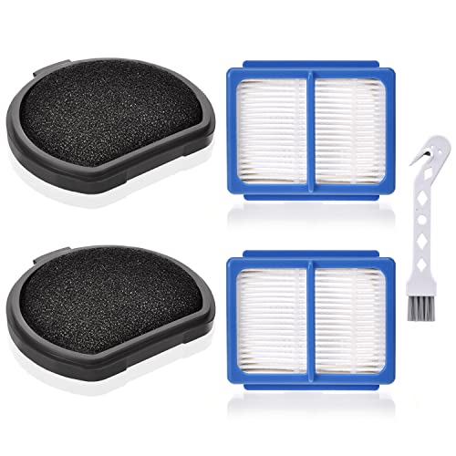 QX9 Filtro para AEG FX9 y QX9 Flexibilidad, filtro de repuesto accesorios para AEG AEF167 QX9-1-50IB, QX9-1-ANIM, QX9-1-ULT aspirador, 2 filtros premotor y 2 filtros higiénicos Cover