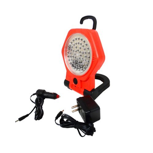 EZ Travel Collection Magnetic LED Hanging Tent Light Camping Light with Table Stand (52 LED Rechargeable)