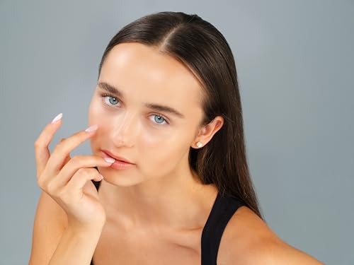 14K Gold Plated 925 Sterling Silver Wavy Caged Pearl Stud Earrings for Women4