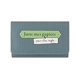 Porte papiers voiture modèle Juste mes cartes de marque Derrière la Porte. Dimensions : 10 x 1.5 x 15cm. Matière : polyurethane. Produit de la marque DLP - Derrière la Porte.