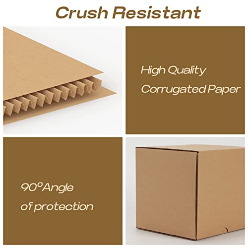 Rlavbl 6X6X6 Inches Shipping Boxes Set Of 20, Brown Small Corrugated Cardboard Box, Mailer Boxes For Packing Small Business #TOP4