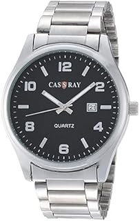 ساعة ستانلس ستيل للرجال بلون فضي 7