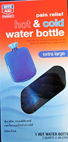 1 Pain Relief HOT & Cold Water Bottle 2 Quarts