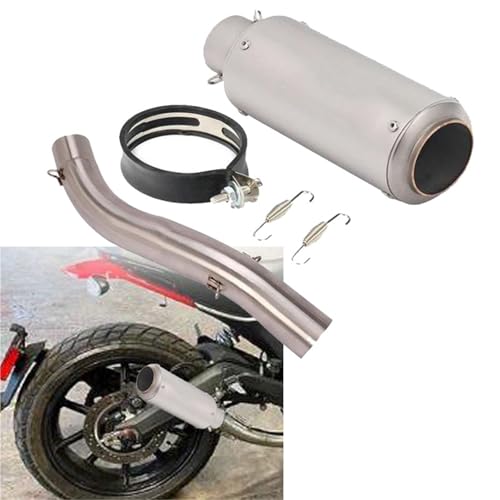 Accessoires d'échappement Silencieux D'échappement Pour Moto Pour Ducati Pour SCRAMBLER FULL THROTTLE 800 (2015, 2016, 2017, 2018, 2019, 2020)(Chrome)