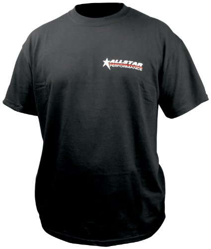 Allstar Performance ALL99902XL Black X-Large T-Shirt with Logo Front and Back