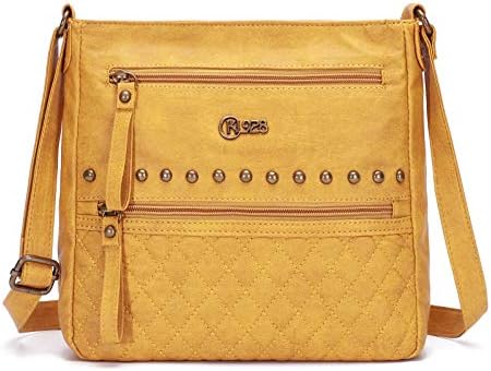 Crossbody Purses for Women Shoulder Bag Multi Pocket Soft PU Washed Leather Purse and Handbags Crossbody Purses for Women Shoulder Bag Multi Pocket Soft PU Washed Leather Purse and Handbags