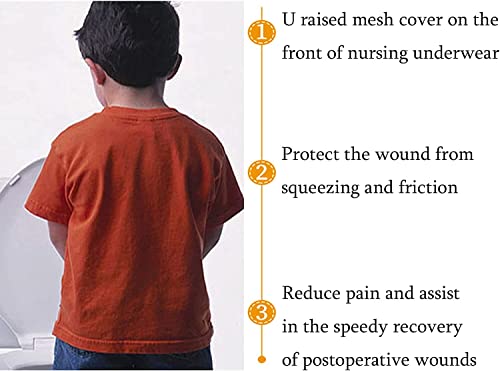 Breathable Post Circumcision Underwear for Boys, Circumcision Underwear, Surgery Recovery Pants, Healing Support Boxer(Green,120)2