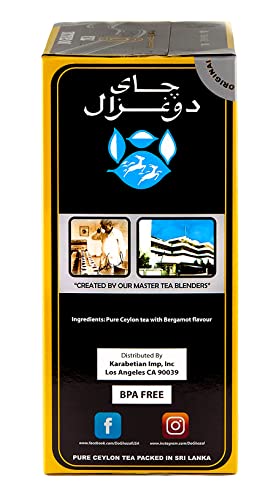 Do Ghazal Earl Grey Tea 16Oz Pure Ceylon Loose Tea In Box 454G #TOP1