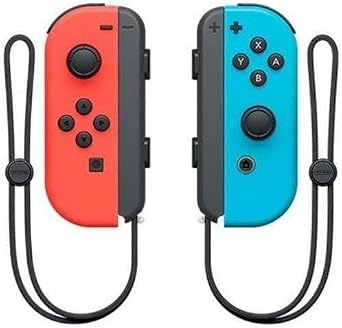 NINTENDO Official Key - Joy-Con Controller Pair - Neon Red/Neon Blue (Key)