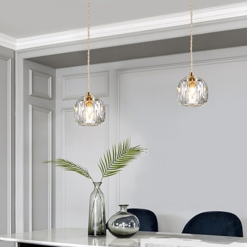 Lámpara de araña minimalista con pantalla de cristal premium 6