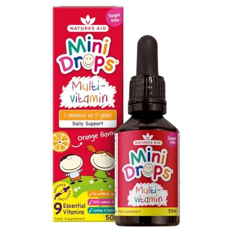 NATURES AID Multivitamin Drops For Children, 50 ML Cover
