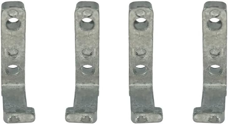 WRS 2-1/4" Stamped Steel Pivot Bar, U-Shaped, 4-Pack