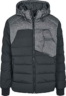 Urban Classics Men's Hooded Tech Bubble Jacket