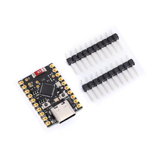 Asyduey Placa de Desarrollo Supermini ESP32-C6, Placa Base de Aprendizaje para Programación de Microcontroladores