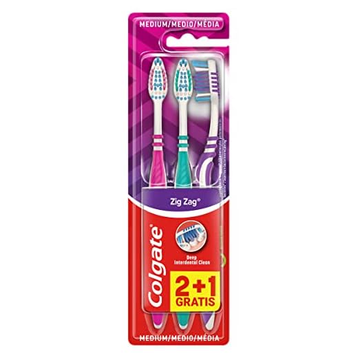 Colgate ZigZag, Cepillo de Dientes - Pack 3 ud