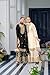 FASHION FRONTIER Heavy Chinon Silk Embroidery Sequence Work Sharara set For Muslim Wedding Party Wear (US, Alpha, Large, Regular, White)