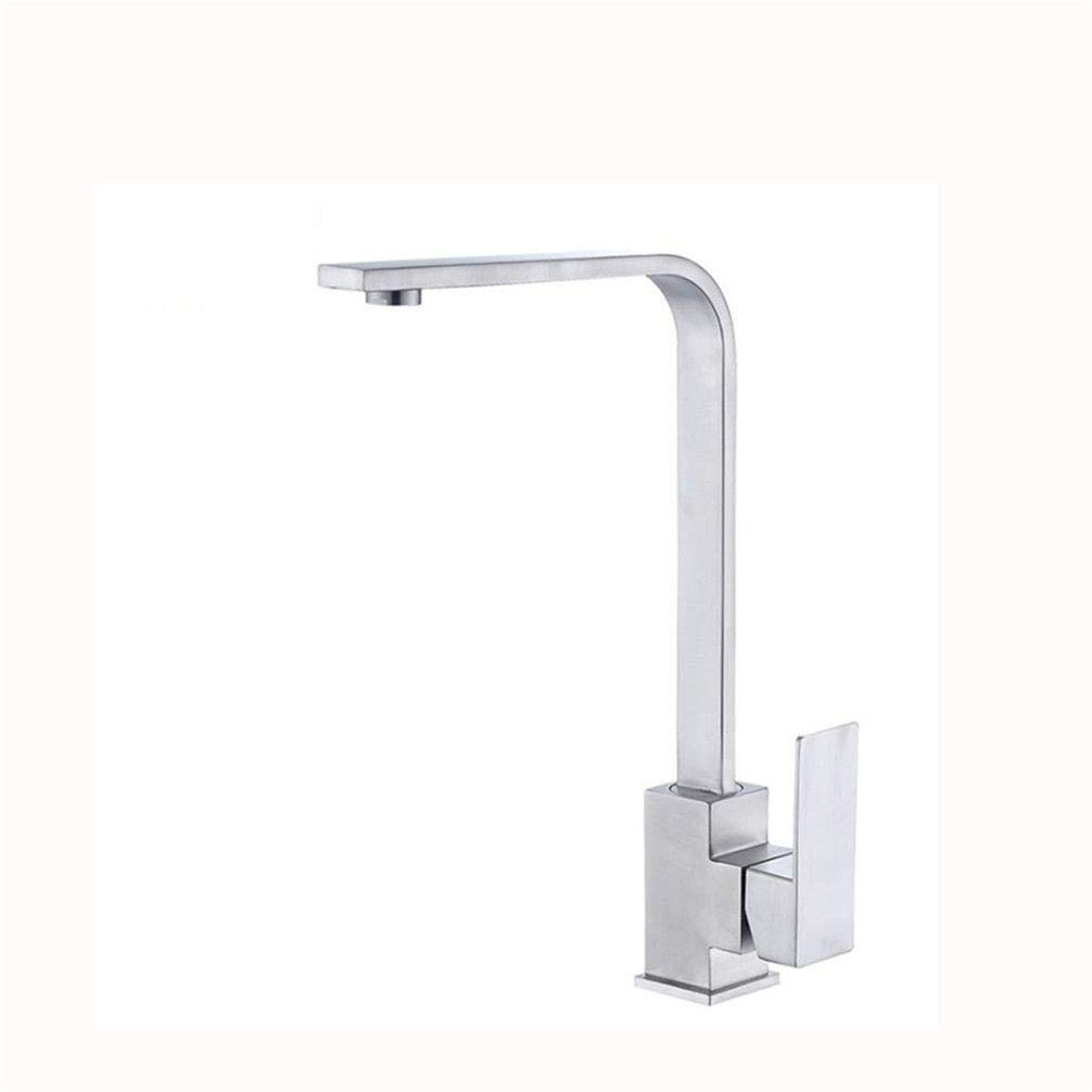 Robinet d'évier de cuisine anti-corrosion Quartet Classic mitigeur inox 304 eau saine