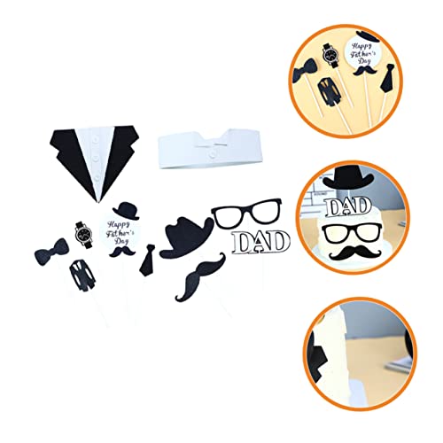 ABOOFAN 33 Peças De Decorações Para Pais Pegas De Vestuário Chapéus De Coco Enfeites De Enfeites De