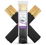 Black Raspberry Vanilla Exotic Incense Sticks 7 Inch - Bulk 1 Bundle 85 to 100 Sticks - Natural 7' Long Lasting Aroma That Burns for 30 to 45 Minutes.