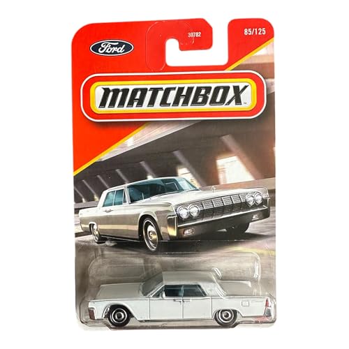 Image of Hot Wheels Match Box 1964 Lincoln Continental for 3 Years & Above 85 /125 (White)