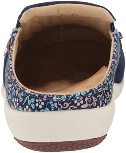 Spenco Women's Siesta Via Slide Clog, Peacoat Floral, 5.5 | Image 2