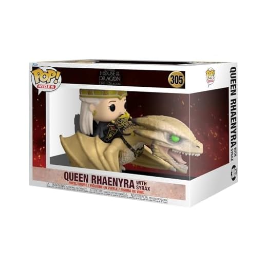Funko Pop! Rides Deluxe: House of The Dragon - Princess Rhaenyra with Syrax - Figura de Vinilo Coleccionable - Idea de Regalo- Mercancia Oficial - Juguetes para Niños y Adultos - TV Fans
