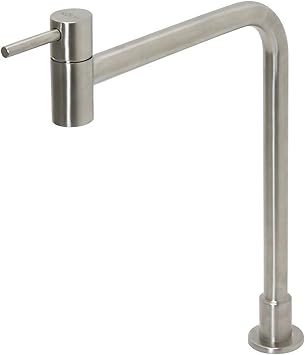 Amazon Fusion Ssk2504km N ステンレス蛇口 Sus304製 浄水器ウォーターサーバー用単水栓 キッチンシンクやシステム キッチン 業務用に最適な水栓 水栓金具 キッチン用水栓