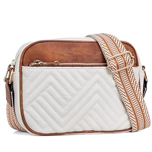 TS WITH TECHSUN Women's Crossbody Sling Bag, Ladies Stylish Purse, Faux Leather Waterproof Messenger Bag, Adjustable Shoulder Strap, Suitable For Travel, Shopping, Daily Wear Etc. 12 41DfDXYw2ML. SL500 . SS300