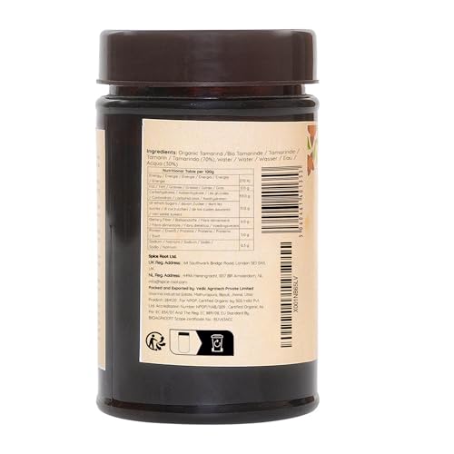 Foto von Bio Tamarinden Konzentrat 375g (Tamarinden) - Zertifizierte Bio, Premium Qualität | Vegan | Keine Zusätze | Überlegener Geschmack
