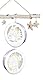 Ursus 21490003 - Light Boxes ca. Ø 11 cm Gingerbread, 2 Laternendeckel und -böden, 2 Laser Cuts, 2 Kreise aus Transparentpapier 115 g/m², 2 LED Lichter, inklusive Zubehör und Bastelanleitung